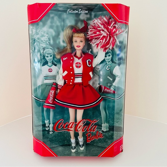 Coca-Cola Cheerleader Barbie from The Coca-Cola Barbie Series 2000 - Picture 1 of 5